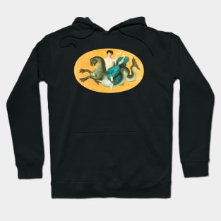 ARION ON A SEA HORSE HOLDING A LYRA Hoodie